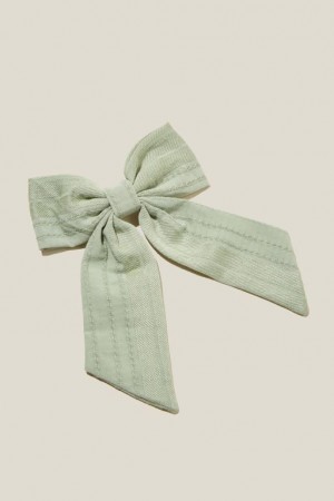 Accesorios Para El Cabello Cotton On Heidi Hair Bow Mujer Beige Verde Oliva | rdSoZBTQlle