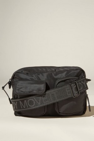 Bolsas Cotton On Active Crossbody Mujer Negras | UQlyUDIN6bC