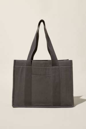 Bolsas Cotton On The Stand By Tote Mujer Gris | 1OZ1Bsu1A5H