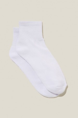 Calcetines Cotton On Club House Quarter Crew Mujer Blancas | WADiqZjAg8y