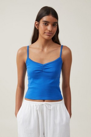 Cami Cotton On 90 S Tiras Mujer Azules | bFhh3hchl77