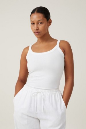 Cami Cotton On The One Basic Scoop Neck Mujer Blancas | pJUUntCac6k