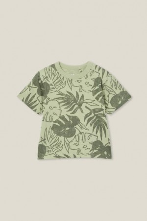 Camiseta Cotton On Jonny Corta Sleeve Print Niño Verde Verde | alaGKxpCYiJ