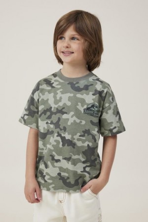 Camiseta Cotton On License Drop Shoulder Corta Sleeve Niño Camuflaje | tI8dRZ3Q2hL