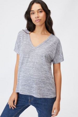 Camiseta Cotton On Maternity Karly Corta Sleeve Mujer Gris | ZxWe7gEMPL8