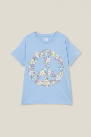 Camiseta Cotton On Pippy Corta Sleeve Niña Azules | q7K3zUvrG6w