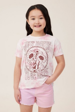 Camiseta Cotton On Poppy Corta Sleeve Print Niña Marshmallow | yYHJRcy1Ojd