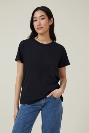 Camiseta Cotton On The Classic Organic Mujer Negras | ZfPyGXmlTx5