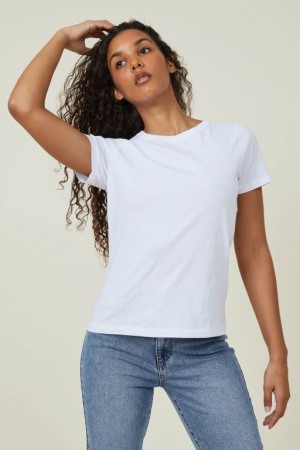 Camiseta Cotton On The Classic Organic Mujer Blancas | BqwfeUAOlTi