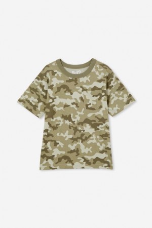 Camiseta Cotton On The Eddy Essential Corta Sleeve Niño Camuflaje | azHuGTpA4Gw