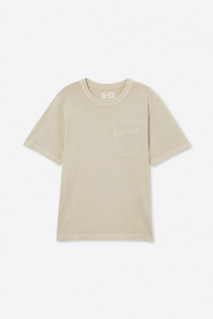 Camiseta Cotton On The Eddy Essential Corta Sleeve Niño Azules | Q5RiG2FL58a