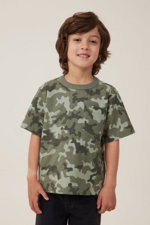 Camiseta Cotton On The Essential Corta Sleeve Niño Camuflaje | GILOfJF71Tt