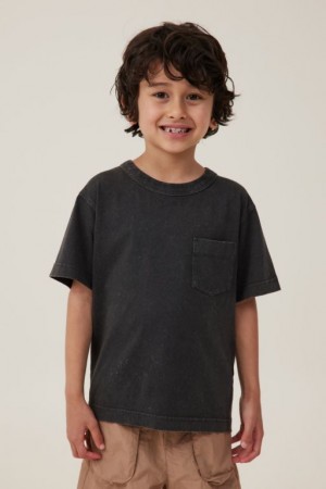 Camiseta Cotton On The Essential Corta Sleeve Niño Azules | StvED8BakmD