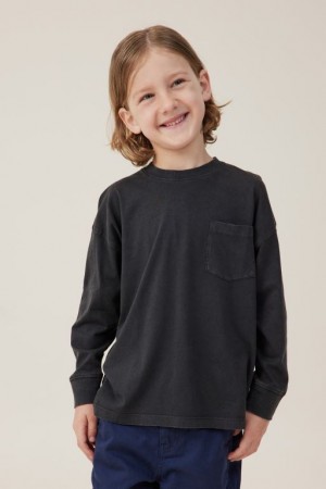 Camiseta Cotton On The Essential Long Sleeve Niño Azules | 4FpcKR8u3pv