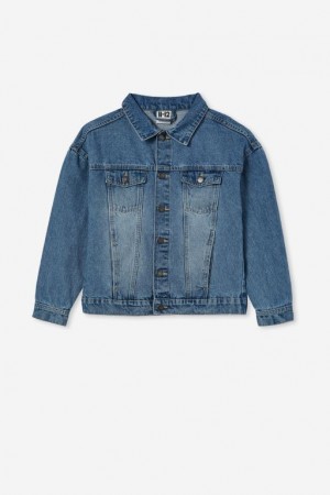 Chaquetas Cotton On Elise Oversized Denim Niña Azules | LldIUm8U1mx