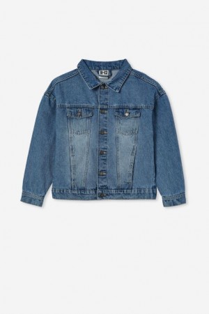 Chaquetas Cotton On Elise Oversized Denim Niño Azules | AtXDJi6h6nb