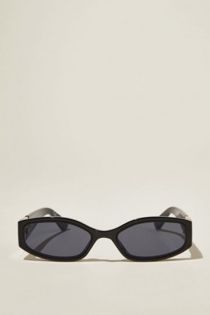 Gafas de Sol Cotton On Ellis Slimline Racer Mujer Negras | xUpkRNRSzQu