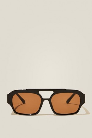 Gafas de Sol Cotton On Lex Aviator Mujer Negras Marrones | x4azjDebOoL