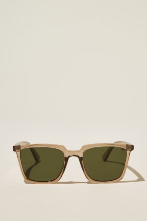 Gafas de Sol Cotton On Newtown Hombre Marrones Verde Oscuro | iUfPvyZ1WE9