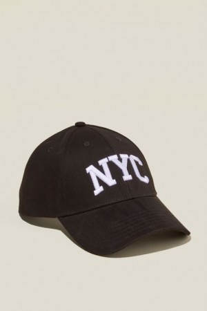 Gorras Cotton On 6 Panel Ball Hombre Negras | MhIgKQoqPky