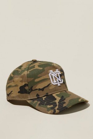 Gorras Cotton On Curved Peak Snapback Hombre Camuflaje Blancas | OckgAHWgjTi