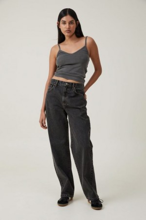 Jeans Cotton On Loose Directo Mujer Negras | SzMKrev5qQn