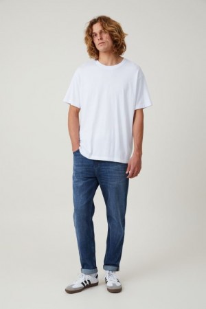 Jeans Cotton On Relaxed Tapered Hombre Azules | VkpcfXpstTQ