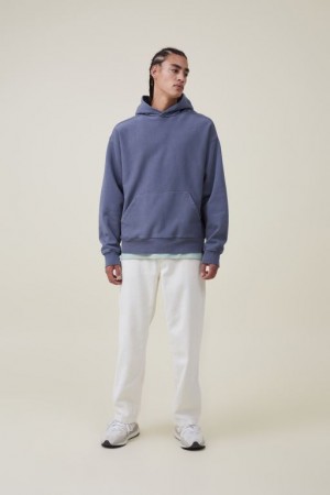 Jerséis Cotton On Oversized Hoodie Hombre Azules | KJdLLwJgfLM