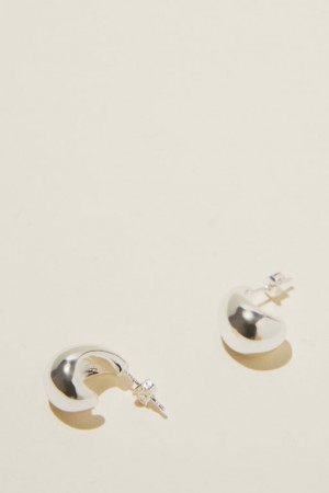 Joyería Cotton On Small Charm Earring Mujer Plateadas | HzTxX9kmXhG