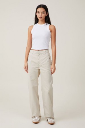 Pantalon Cotton On Bailey Mujer Gris | 4HeWVeK4Kzm