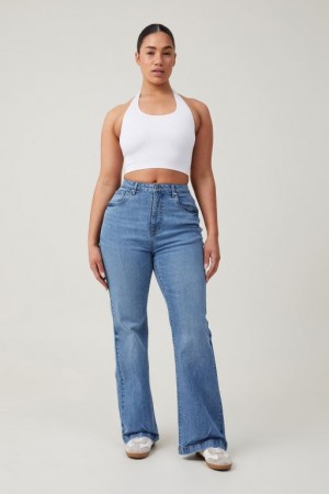 Pantalon Cotton On Curvy Stretch Bootcut Flare Jean Mujer Azules | bYDNQ7g7pjZ