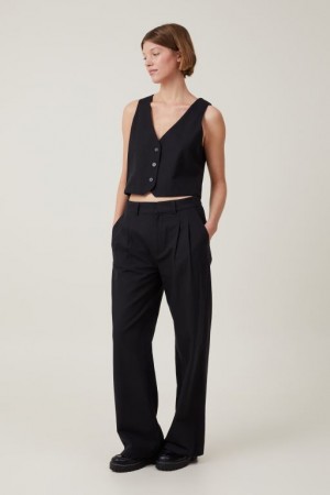 Pantalon Cotton On Jude Suiting Mujer Negras | QDFBC41fYBU