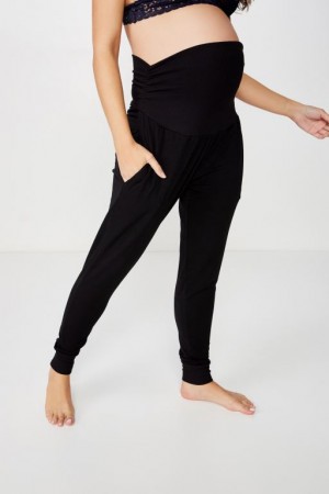 Pantalon Cotton On Maternity Drop Crotch Studio Mujer Negras | OrNYVSuo06u