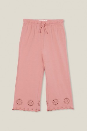 Pantalon Cotton On Piper Broderie Niña Clay | n5w7i5JRscb