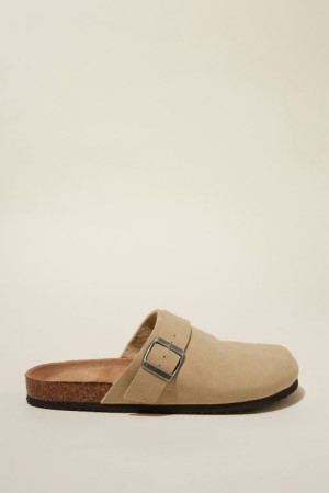 Sandalias Cotton On Rex Hebilla Mule Mujer Marrones | WiEuaKsqKdL