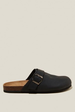 Sandalias Cotton On Rex Hebilla Mule Mujer Negras | FMxGtTlyloE