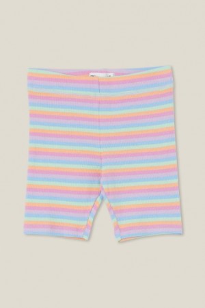 Short Cotton On Hailey Bike Niña Multicolor Rayadas | lxx7eK8KG0C