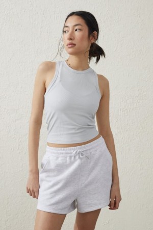 Short Cotton On Plush Fleece Mujer Gris | A9WdgcVTlsI