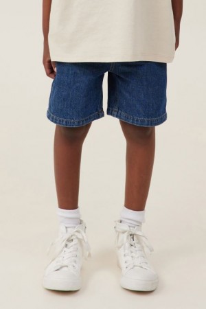 Short Cotton On Regular Fit Niño Azules Oscuro | HLnCf708ps7