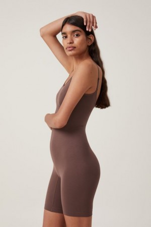 Sujetadores Cotton On Seamless Shapewear Bodysuit Corta Mujer Espresso | 6NOvX7RMRmU