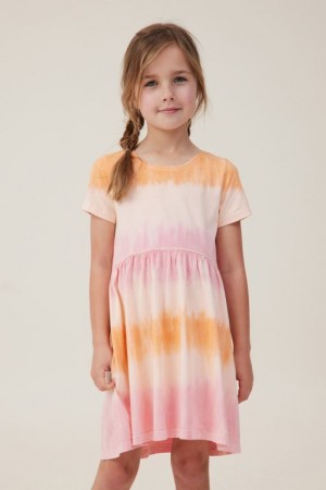 Vestido Cotton On Jordan Corta Sleeve Niña Sunset | Mf1U2COJXkY