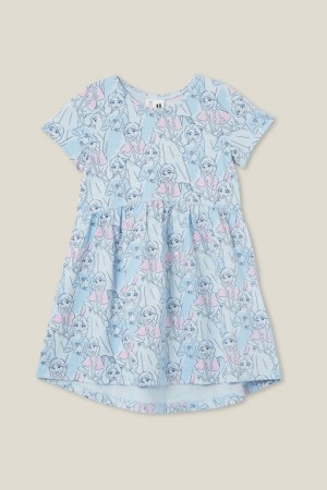 Vestido Cotton On License Freya Corta Sleeve Niña Azules | UWY2fViBKw2