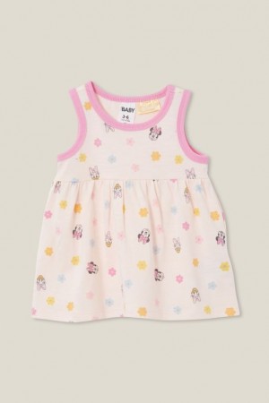 Vestido Cotton On Sally Slub Sin Manga Bebe Rosas | DdqiAPjKGxM