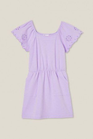 Vestido Cotton On Sia Corta Sleeve Niña Moradas | d6qlwPHkGPP