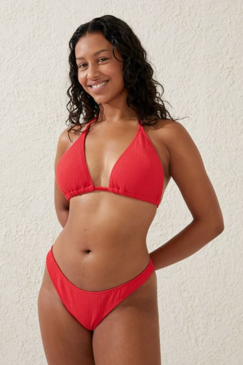 Abajo De Bikini Cotton On High Side Brazilian Seam Mujer Rojas | clo62SmNDAB