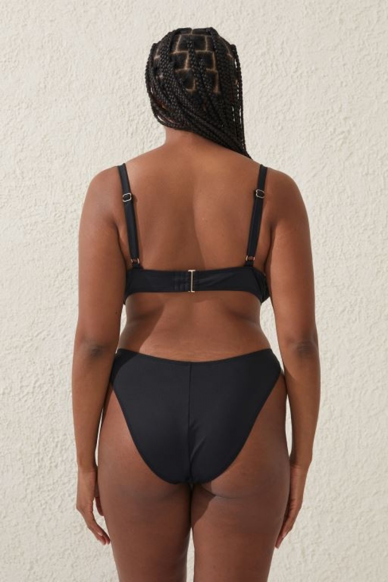 Abajo De Bikini Cotton On High Side Brazilian Seam Mujer Negras | 9GdNDrwrRE8