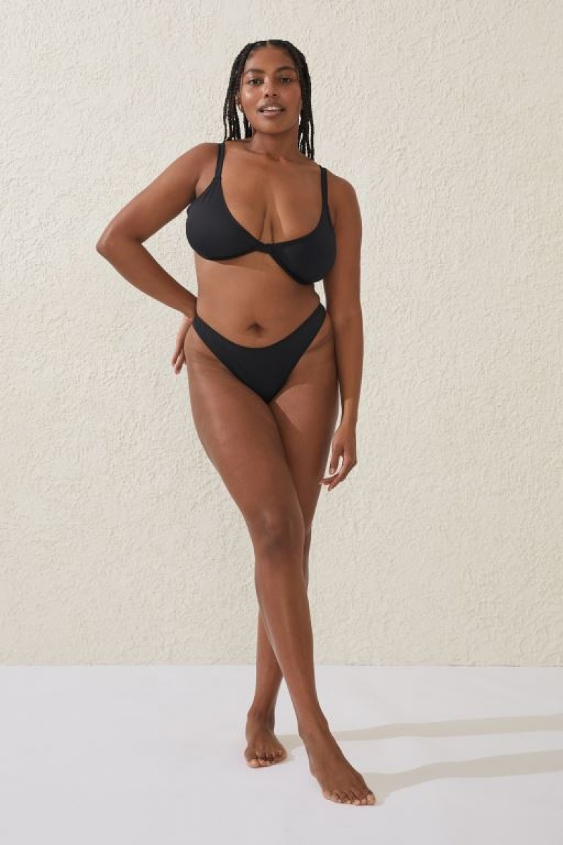 Abajo De Bikini Cotton On High Side Brazilian Seam Mujer Negras | 9GdNDrwrRE8