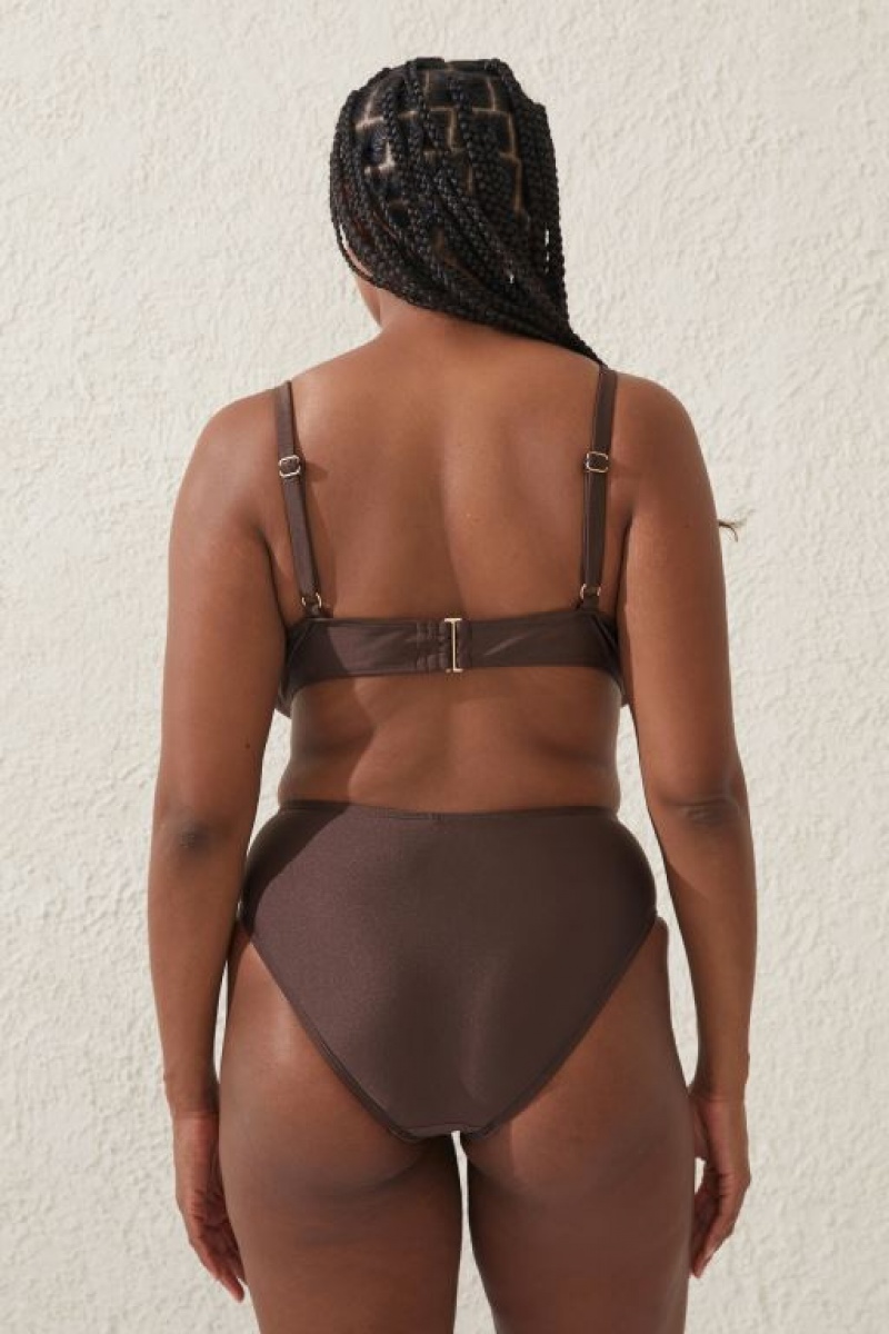 Abajo De Bikini Cotton On Highwaisted Full Mujer Brownie | PHPhIkBp6Sf