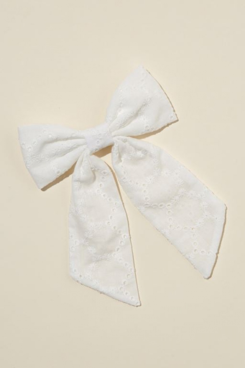 Accesorios Para El Cabello Cotton On Heidi Hair Bow Mujer Blancas | S0mdIEGnaPf