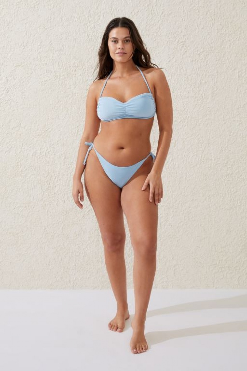 Arriba De Bikini Cotton On Backless Gathered Mujer Azules | wOnPcMPlJsG